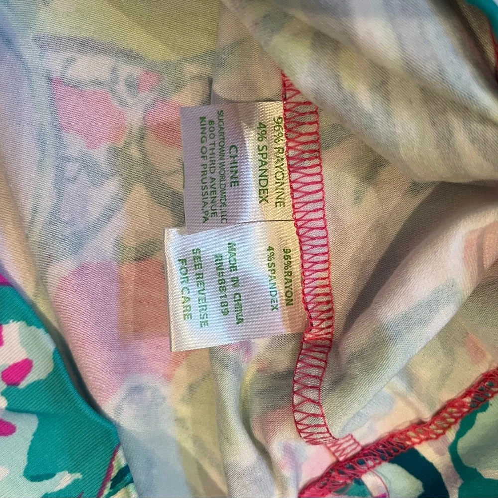 NWT Lilly Pulitzer Small Fawcett Off The Shoulder Dress in Early Bloomer - Picture 15 of 16
